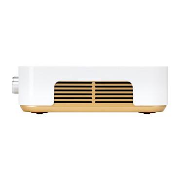 Aspirateur de poussière Momo P30 60W blanc doré — vue latérale