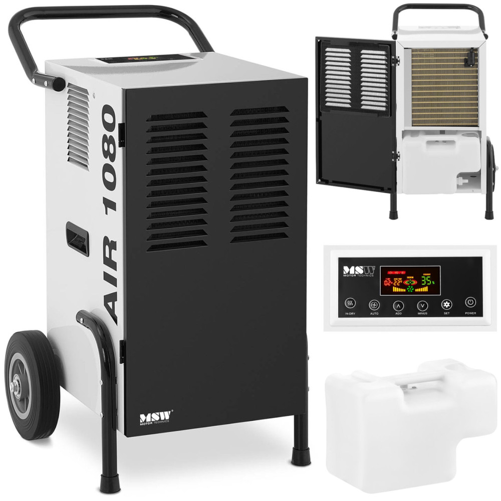 Avfukter Fuktighetsabsorber Mobil Industrial Concept. 9 l 50 l / 24 timer til 80 m2