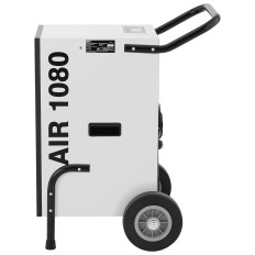 Déshumidificateur mobile industriel, capacité 9 l, 50 l/24 h pour des surfaces jusqu'à 80 m2.