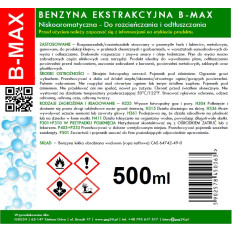 Ekstraktions benzin i Aerosol B-MAX Spray 500ml