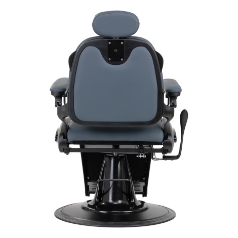 Frizerska stolica Gabbiano Francesco grafit s brušenim okvirom, druga klasa — pogled straga
