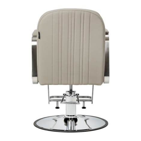 Frisørstol Gabbiano Acri beige — bagfra