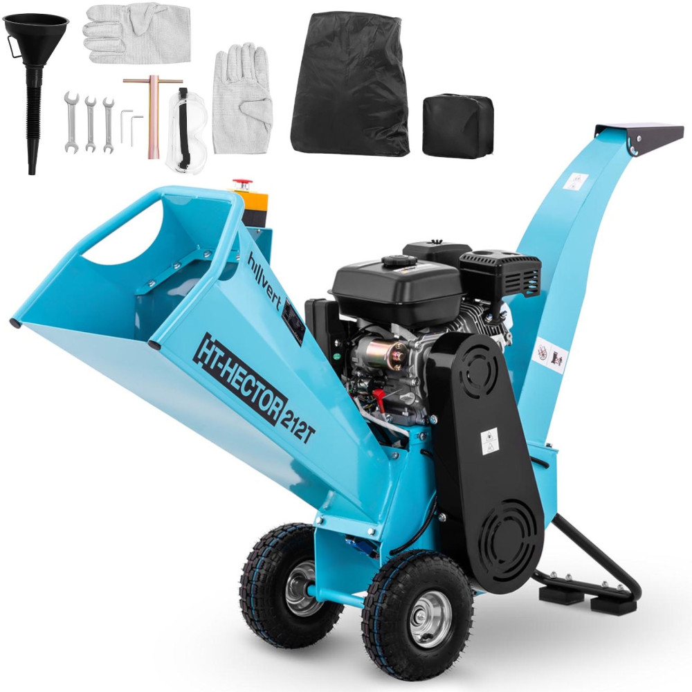 Crumbler shredder. Gummi til grene. Mobil husly. 8 cm 7 km