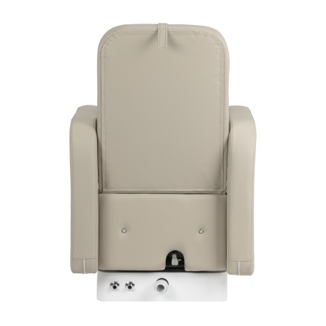 Poltrona pedicure SPA Sillon Elysia crema — vista posteriore