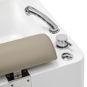 Pedicure-Sessel SPA Sillon Elysia Creme — Detailaufnahme Griff