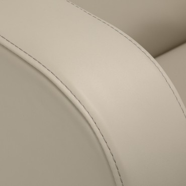 Pedicure-Sessel SPA Sillon Elysia Creme — Detailaufnahme Armlehne