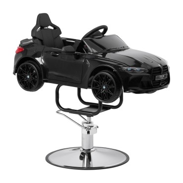 Children's car-shaped hairdressing chair Gabbiano BMW — side view