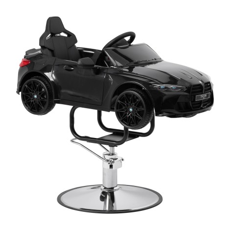 Cadeira de cabeleireiro infantil em forma de carro Gabbiano BMW — vista lateral