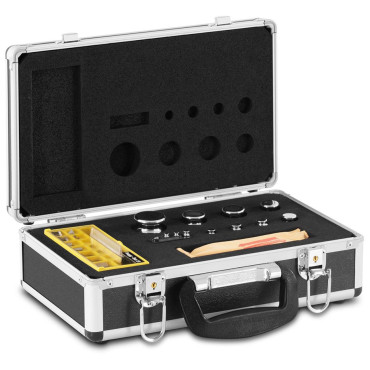 Hmotnosť nástenných látok Hmotnosť váženia Hmotnosť WAGE pre WAG OEML E2 CLASS 1-500 G SET 24 EL