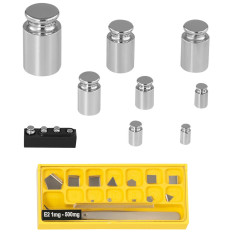 Wallpings Weights Weighing Calibration Mass for WAG OEML E2 Class 1-500 g set 24 EL