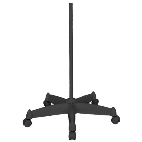 Zwarte Moonlight Vergrootlamp Standaard — detail basis
