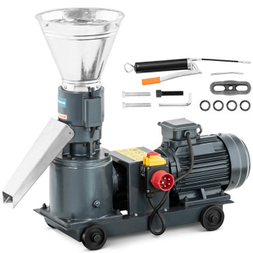 PELECIARA PELLET Μηχανή πριονιδίων Βιομηχανική τροφοδοσία 100 kg / h śr. 120 mm