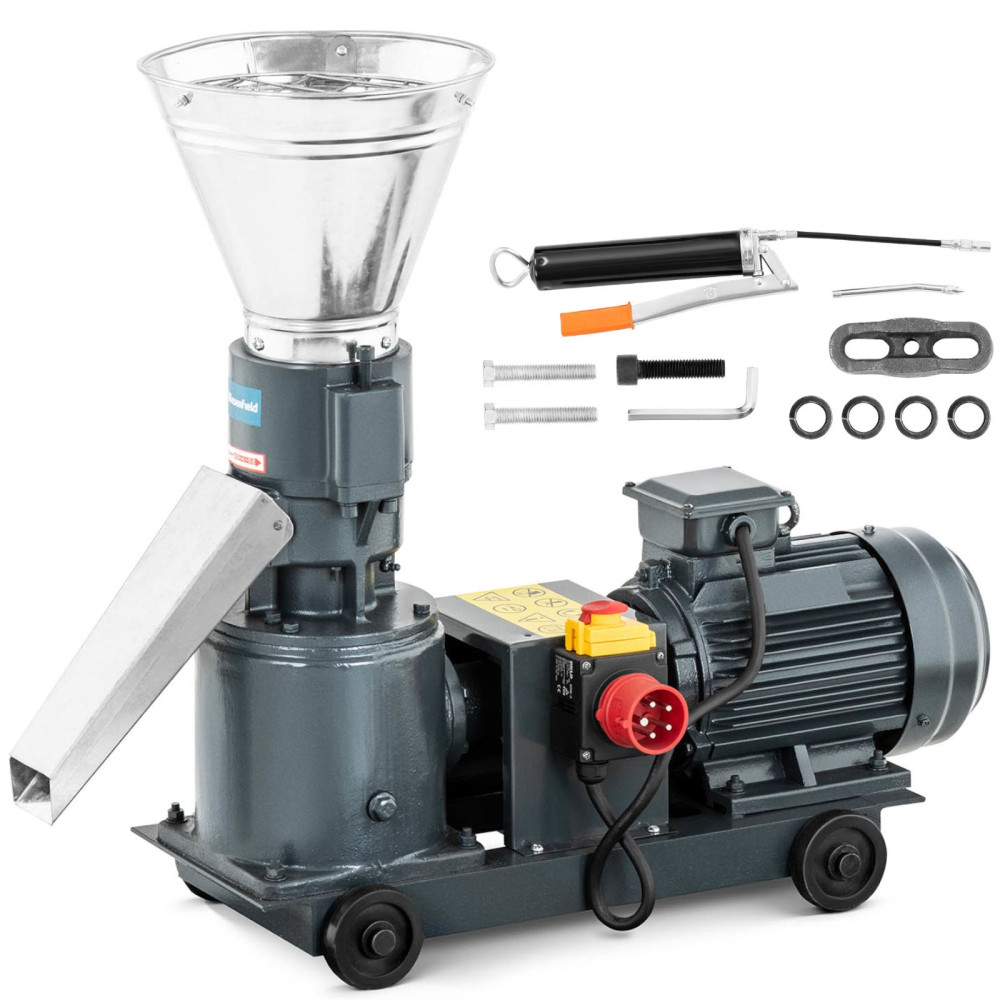 Peleciarka pellet máquina de serragem industrial alimentação industrial 100 kg / h śr. 120 mm