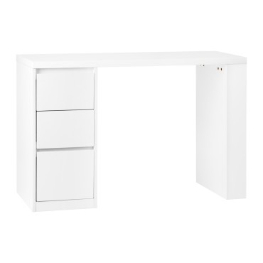 Bureau cosmétique G031 blanc — vue de face
