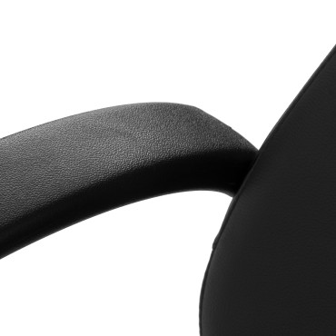 Unità per lavaggio capelli Hair System Borneo nero — primo piano del bracciolo