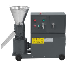 Peleciarka Granulator Pelletsmaskin Sawcin Mobile Matning 3 kW 400 V 100 kg / h Wed. 120 mm