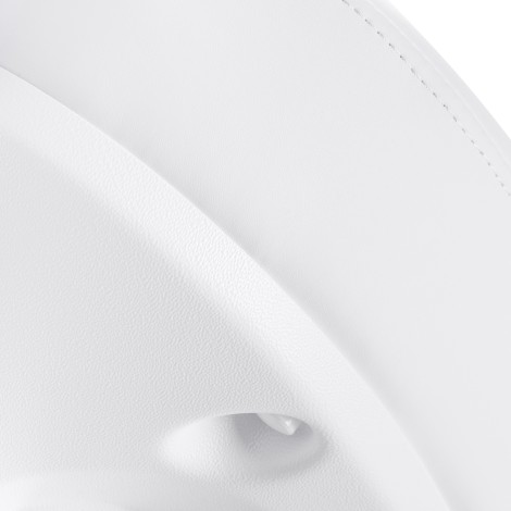 Elektrické kozmetické kreslo Azzurro 708A so 4 motormi a vyhrievaním, super biele — detail sedadla