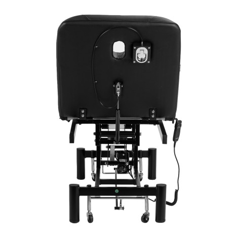 Elektrischer Massagetisch Azzurro 684A 1 Motor Schwarz — Rückansicht