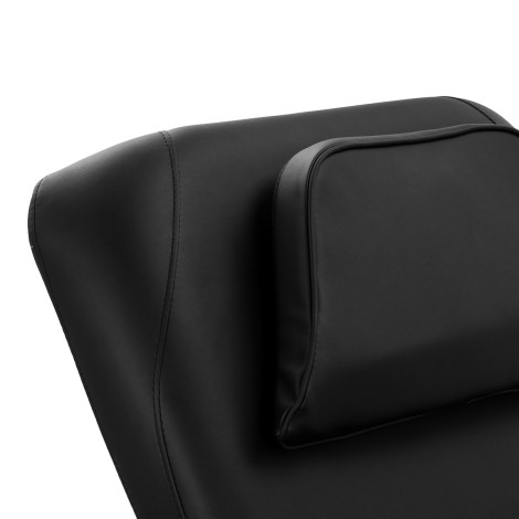 Table de Massage Électrique Azzurro 684A 1 moteur noire — gros plan dossier
