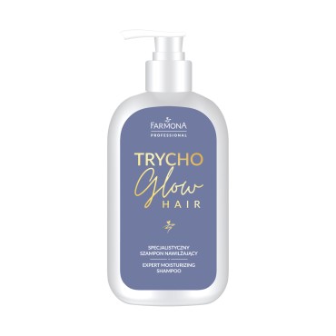 Farmona TRYCHO GLOW Špeciálny zvlhčujúci šampón 900 ml — pohľad spredu