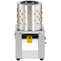 Pelle à plumer en acier inoxydable pour cailles, diamètre du tambour 305 mm, 120 W.