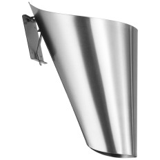 Scrolling funnel for poultry turkey bird stainless bird to 5 kg