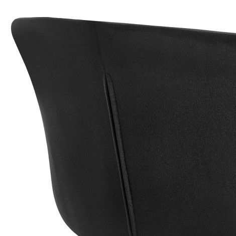 Chaise 4Rico Linea noire — gros plan dossier