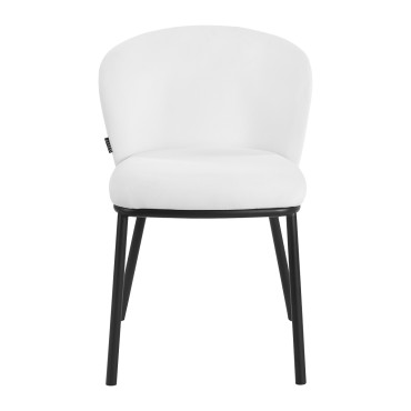 4Rico Linea Stuhl Weiß — Vorderansicht