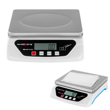 Post skala uz iepakojumiem un burtiem SBS-LW-25/1000 līdz 25 kg / 1g