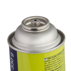 Cartouche kazetový plyn gasele pb ventil závit 7/16 - 330g
