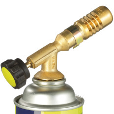 Gas burner for PB cartridges with 7/16 '"Worker 1.8KW valve