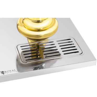 Dispensador de refrigeração de buffet de dispensador para sucos duplo duplo 2 x 8 L