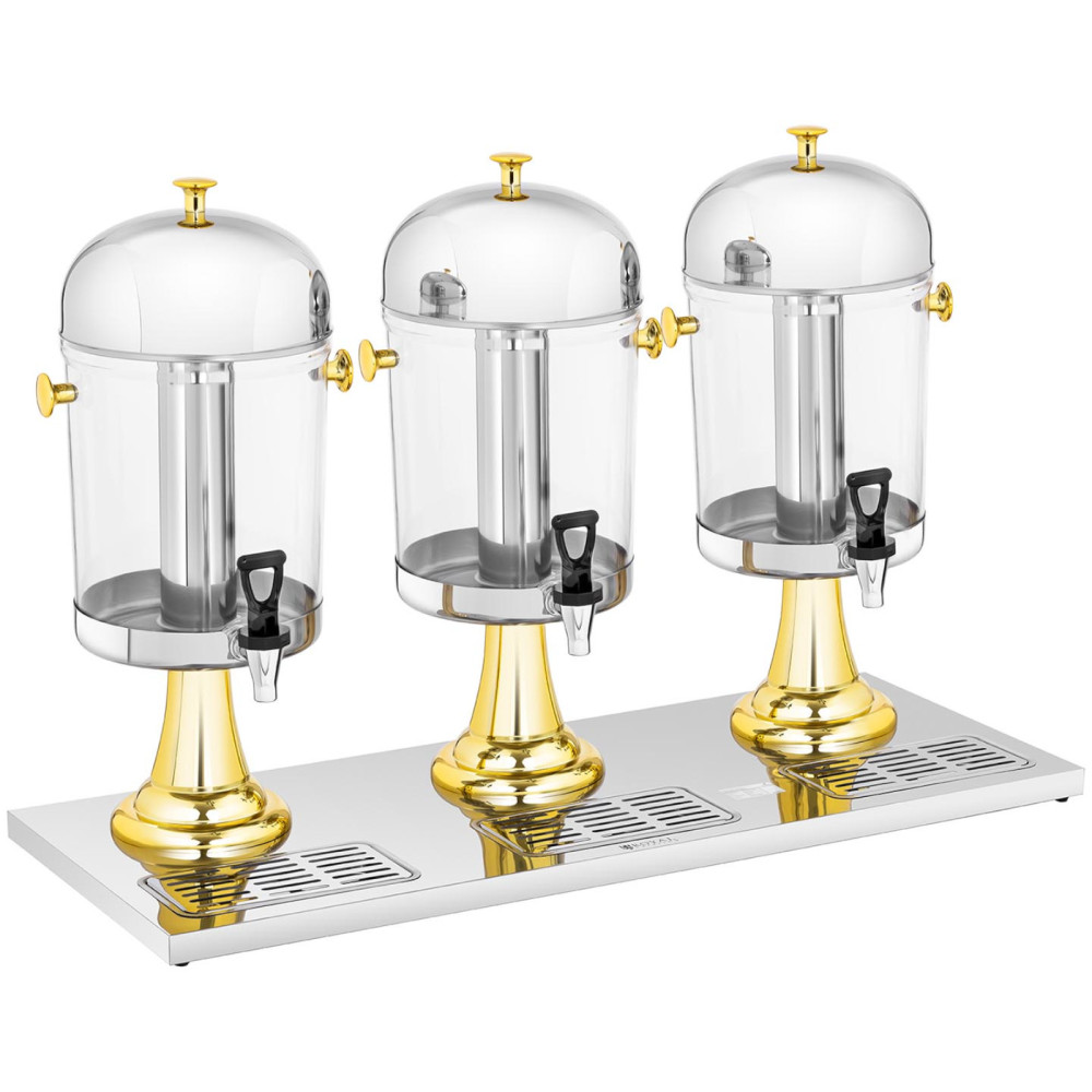 Dispenserbuffékyldispenser för juice för dryck 3 x 8 l