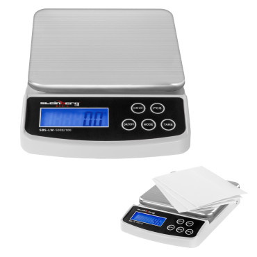 Post skala uz iepakojumiem un burtiem SBS-LW-5000/100 līdz 5kg / 0,1g