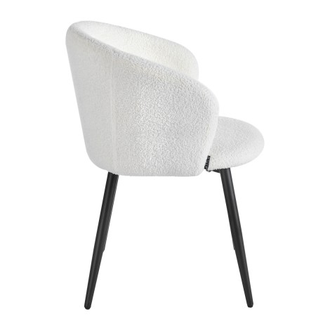 Silla 4Rico Asola blanca — vista lateral
