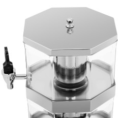 Dispenser a buffet Distributore di raffreddamento per succhi di bevande a tre livelli 3 x 3,5 l