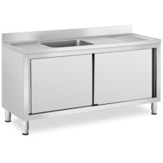 Löten Einzelkammer-Catering-Pool mit einem Schrank mit Schiebetüren 160 x 60 x 94,5 cm