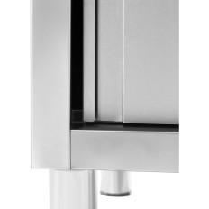 Sink Enkeltkammer Catering Pool med skab med skydedøre tilbage 140 x 60 x 94,5 cm