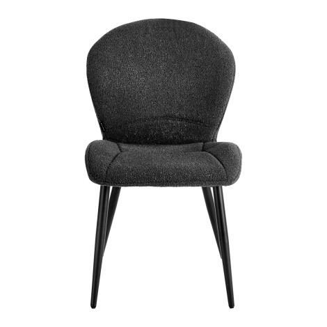 Silla 4Rico Lucente negro — vista frontal