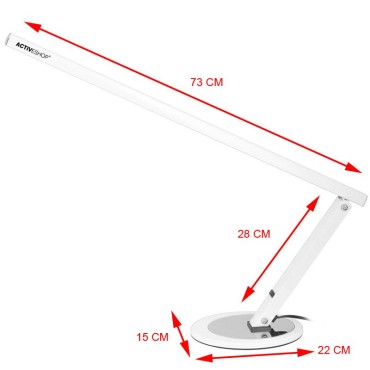 Lampada da Tavolo Slim LED Bianca