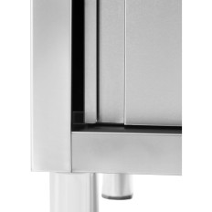 Piscina de catering de câmara única com armário com portas de correr à direita 140 x 60 x 94,5 cm