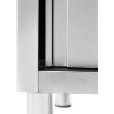 Sink Single Chamber Catering Pool, jossa kaapissa liukuovet oikein 120 x 60 x 95 cm