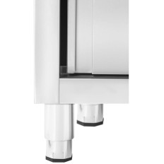 Sink Single-Chamber Catering Basseng med skap med skyvedører Venstre 100 x 60 x 95 cm