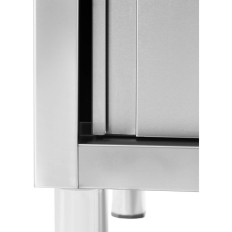 Lavello da cucina a camera singola con armadio con ante scorrevoli a destra 100 x 60 x 94 cm