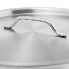 Stålpotte Big med en tyk bund til en halogen gas induktions komfur 33 l