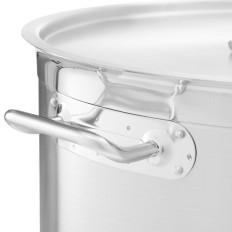 Pote de acero con una cubierta de piso gruesa para una cocina de inducción de gas halógeno 17 l