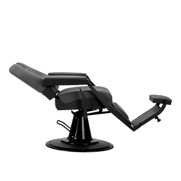Gabbiano Bruno harmaana kampaajatuoli mustalla jalustalla — sivu