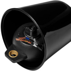 Lâmpada de aquecimento para pratos infravermelhos. Pendurado preto qua. 17 cm 250 W