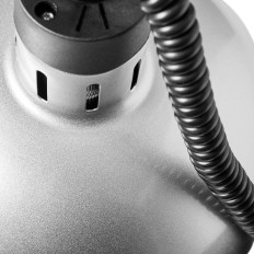 Lámpara de calentamiento para platos infrarrojos. Colgando de plata miércoles. 28.5 cm 250 w
