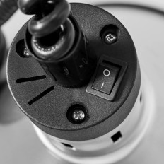 Uppvärmningslampa för infraröda rätter. Hängande silver ons. 27,5 cm 250 W